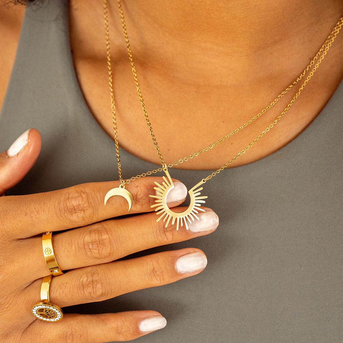 Colar Zaira Banhado em Ouro 18K