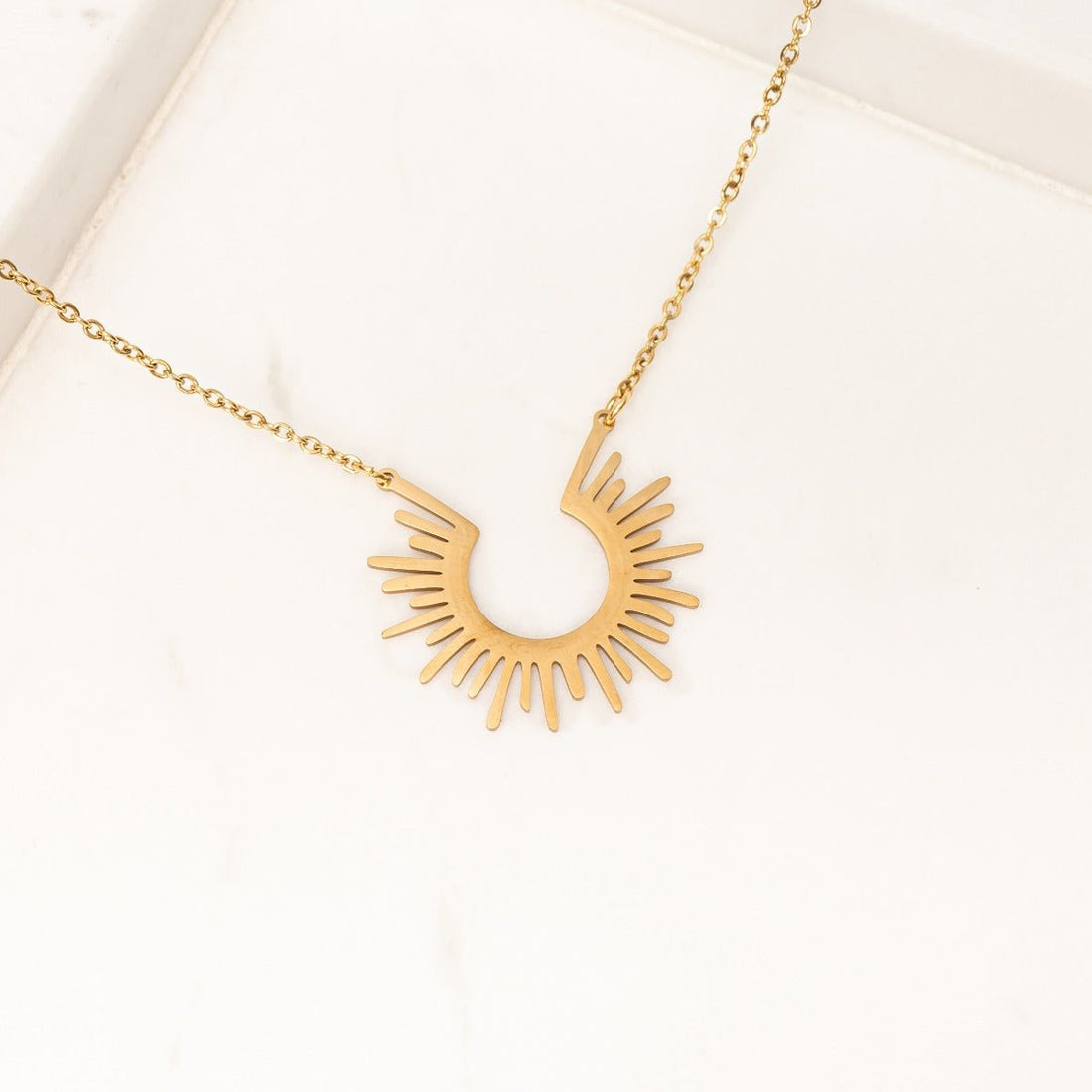 Colar Zaira Banhado em Ouro 18K