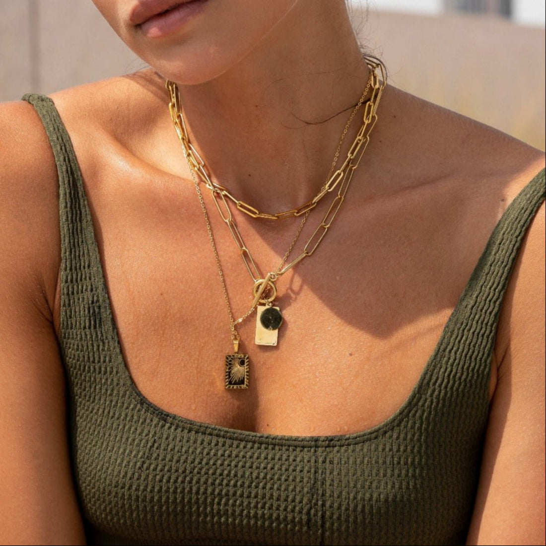 Colar Soraya Banhado em Ouro 18K