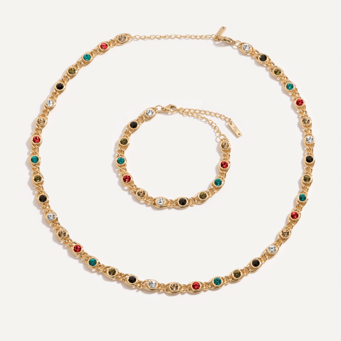 Conjunto Yuna Banhado em Ouro 18K