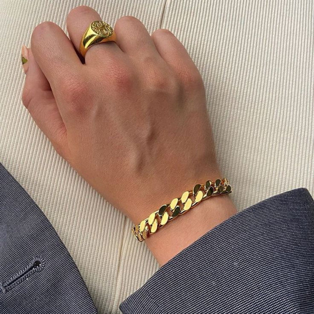 Pulseira Alessia Banhado em Ouro 18K