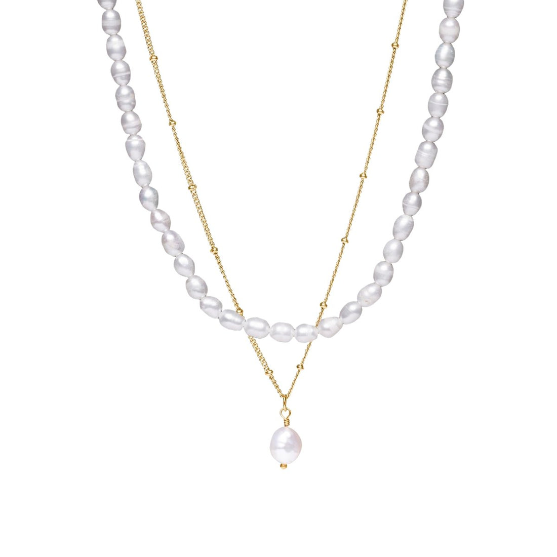 Mix Colar Nalu Banhado em Ouro 18K