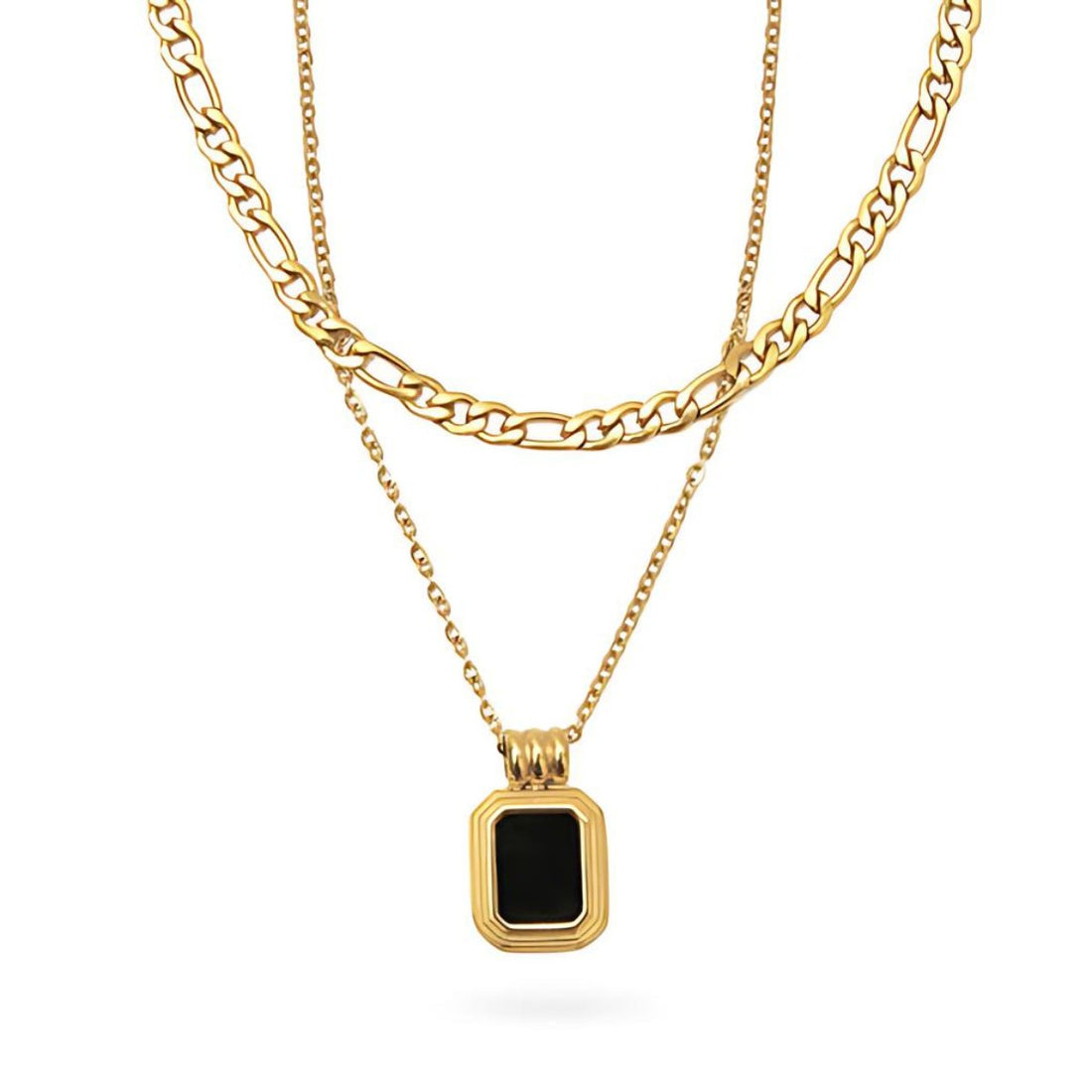 Mix Colar Ellun Banhado em Ouro 18K