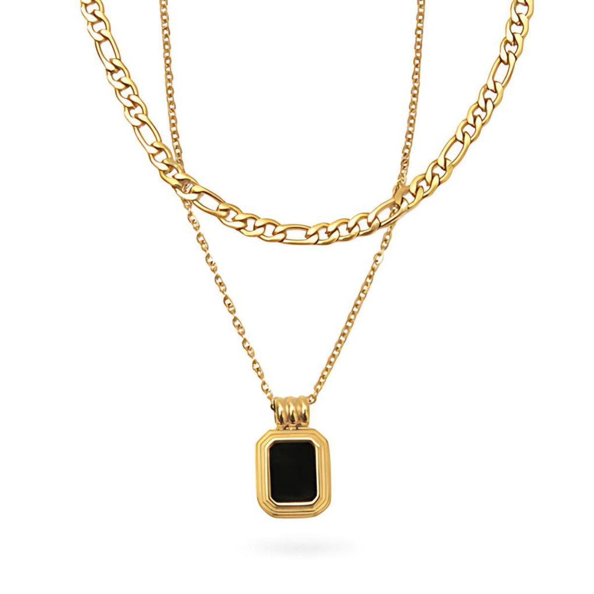 Mix Colar Ellun Banhado em Ouro 18K