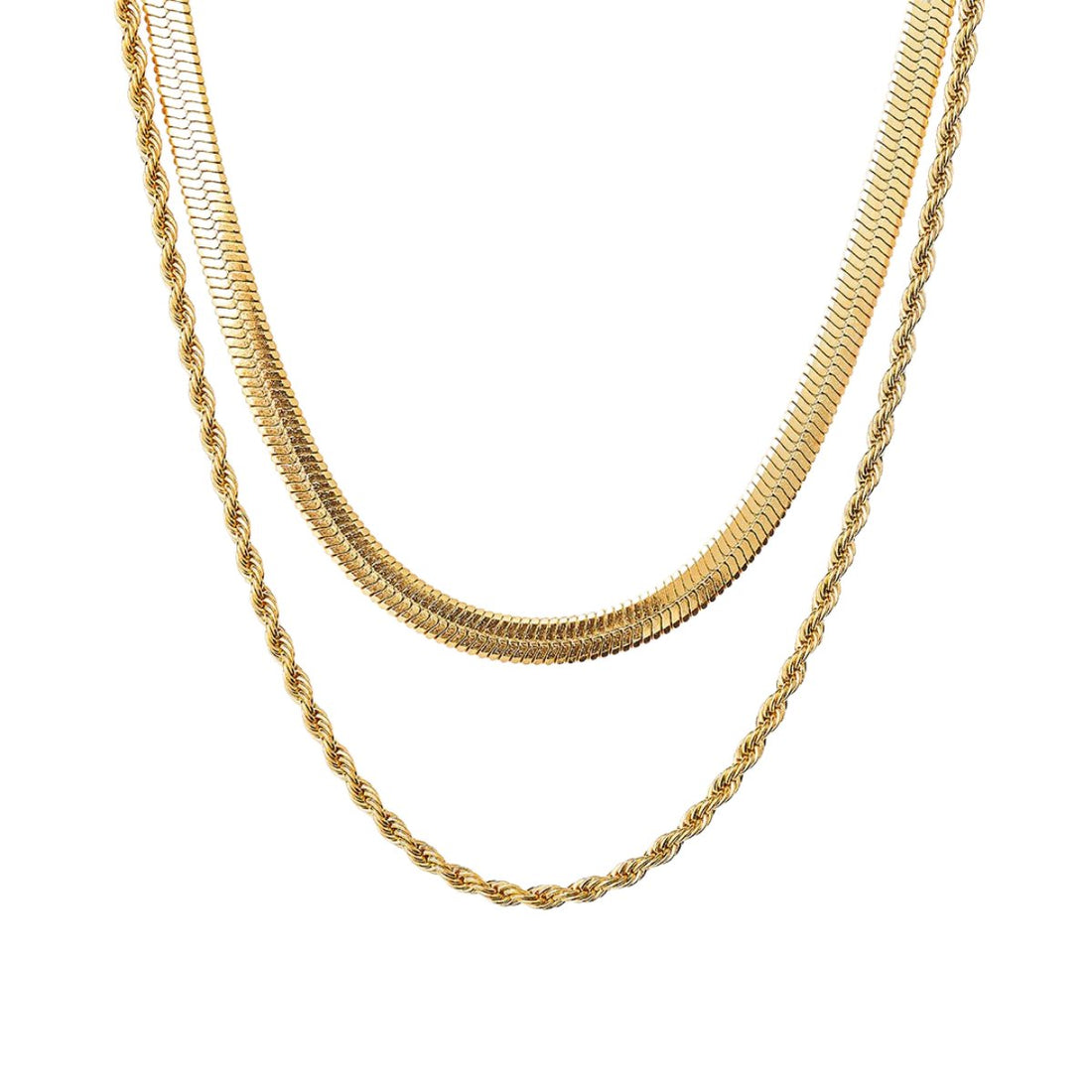 Mix Colar Eloá Banhado em Ouro 18K