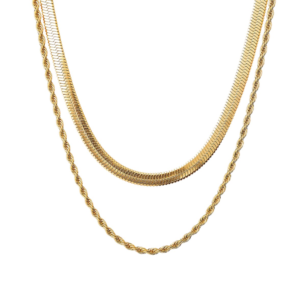Mix Colar Eloá Banhado em Ouro 18K