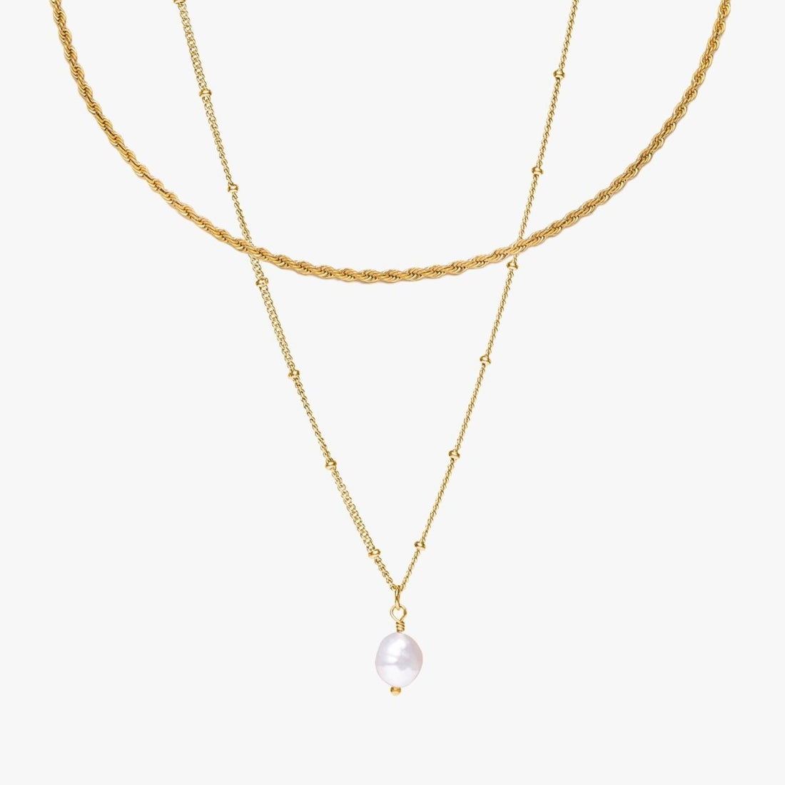 Mix Colar Amara Banhado em Ouro 18K