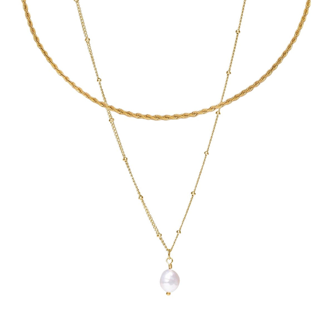 Mix Colar Amara Banhado em Ouro 18K