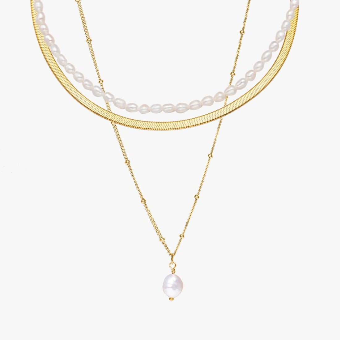 Mix Colar Maira Banhado em Ouro 18K