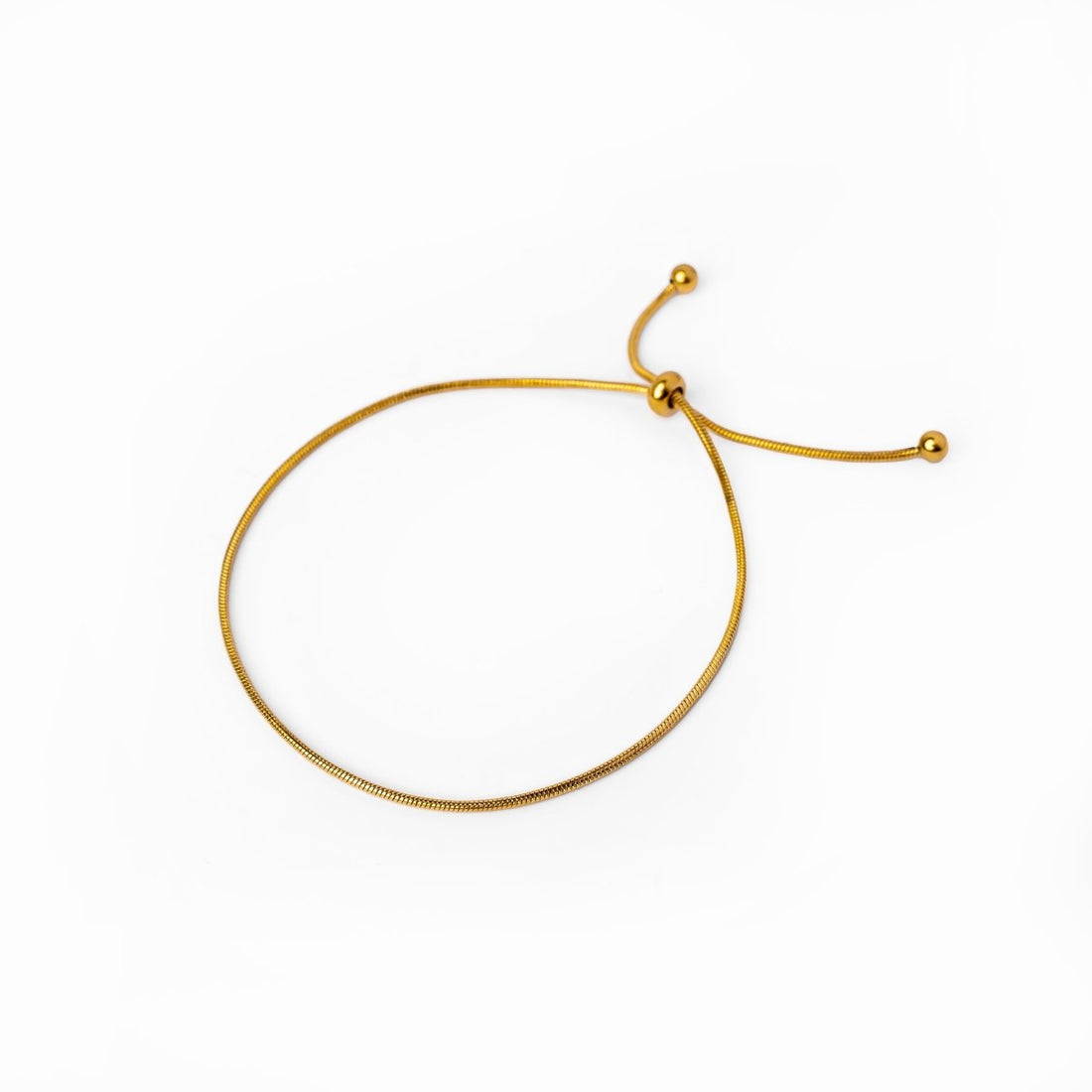 Pulseira Ajustável Amélis Banhada em Ouro 18K