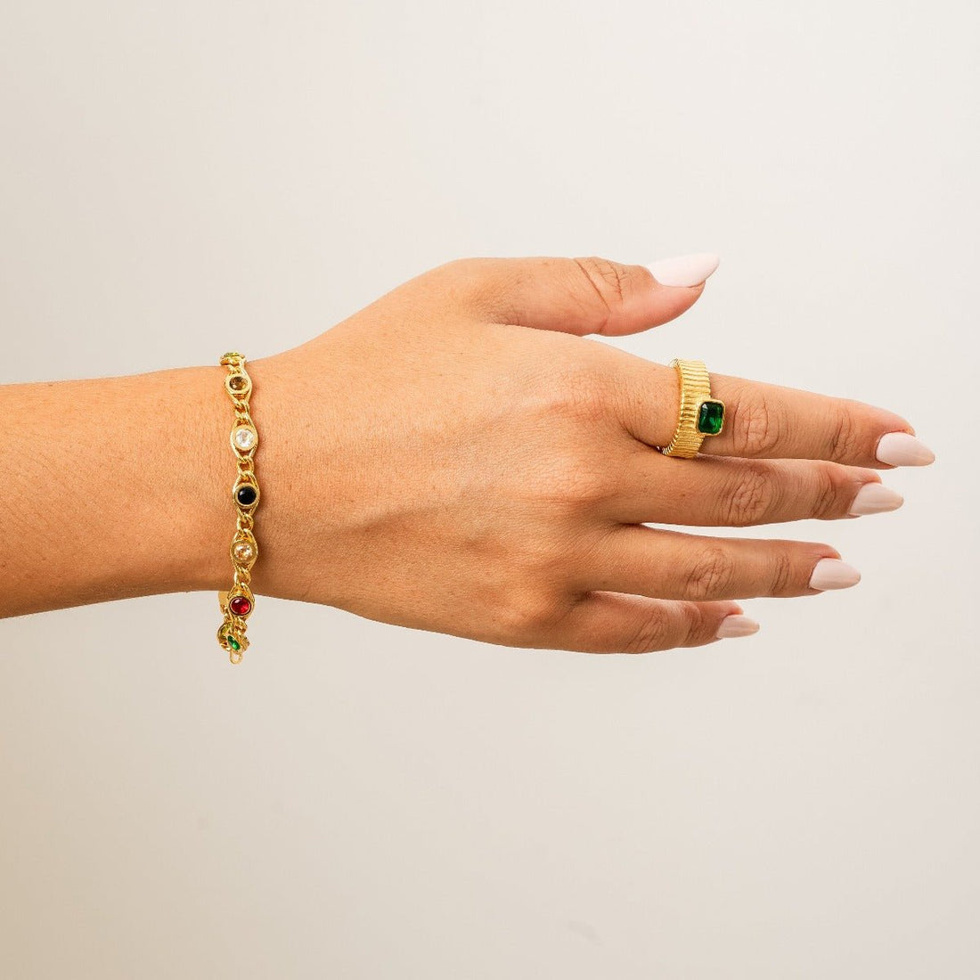Pulseira Yuna Banhado em Ouro 18K