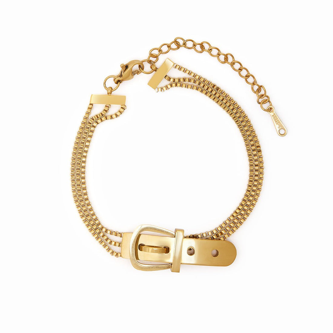 Pulseira Fivela Cintia Banhado em Ouro 18K