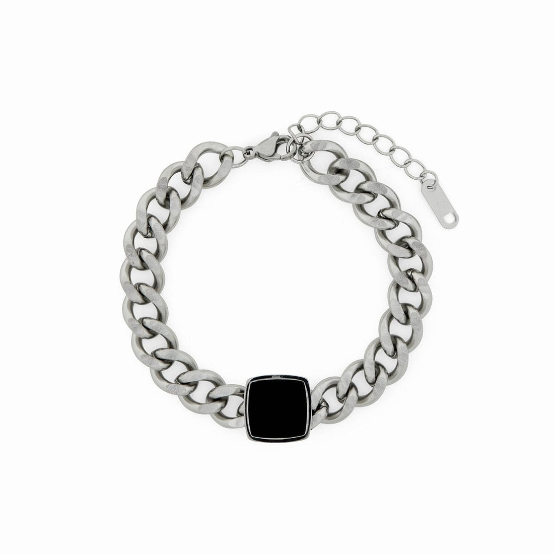 Pulseira Ônix Prata
