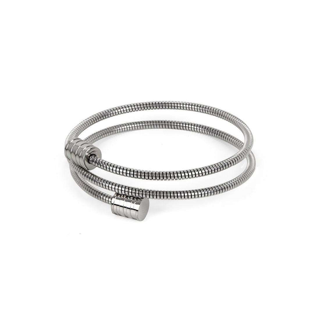 Bracelete Espiral Lisandra Prata