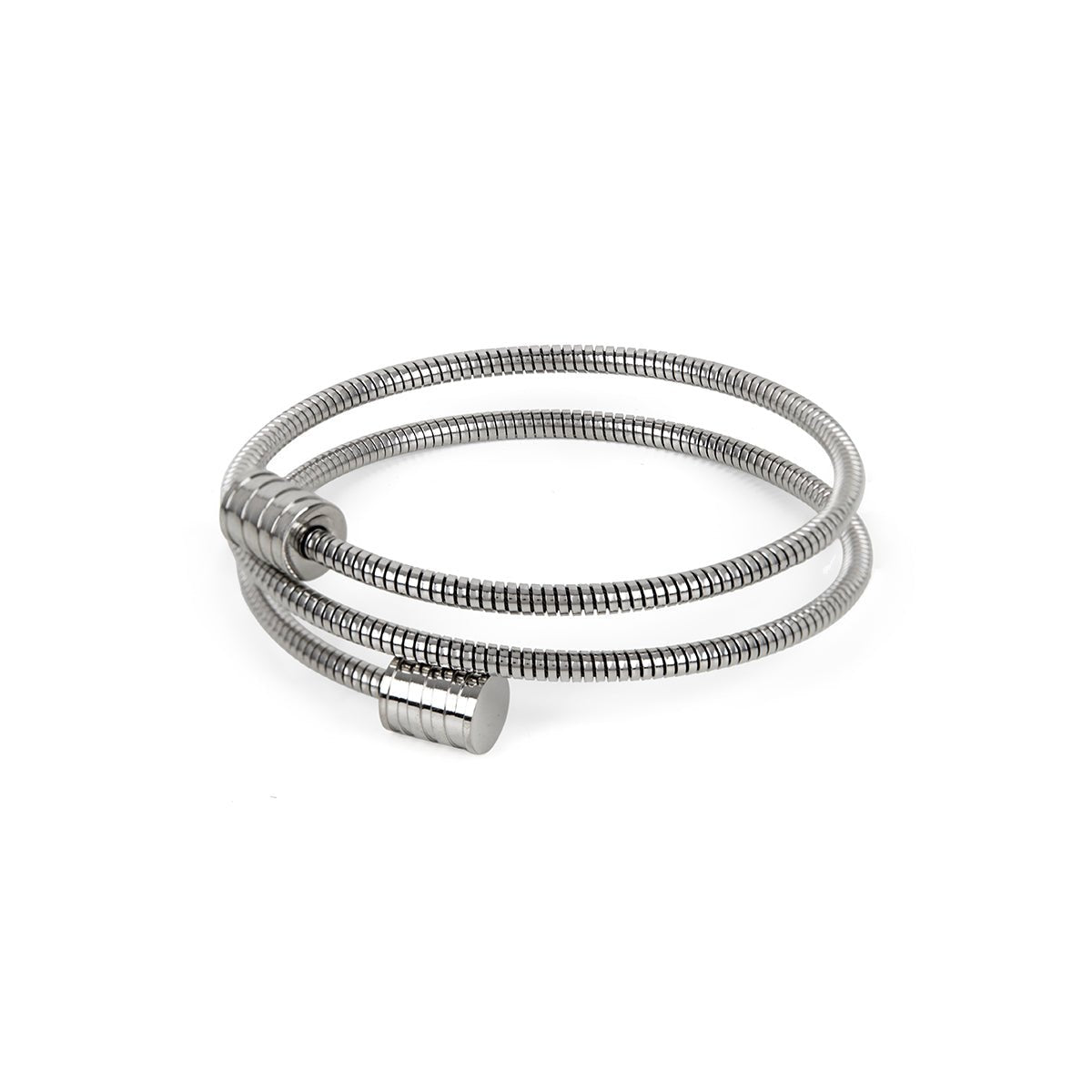 Bracelete Espiral Lisandra Prata