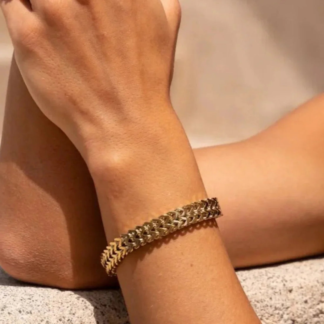 Pulseira Elianne Banhado em Ouro 18K