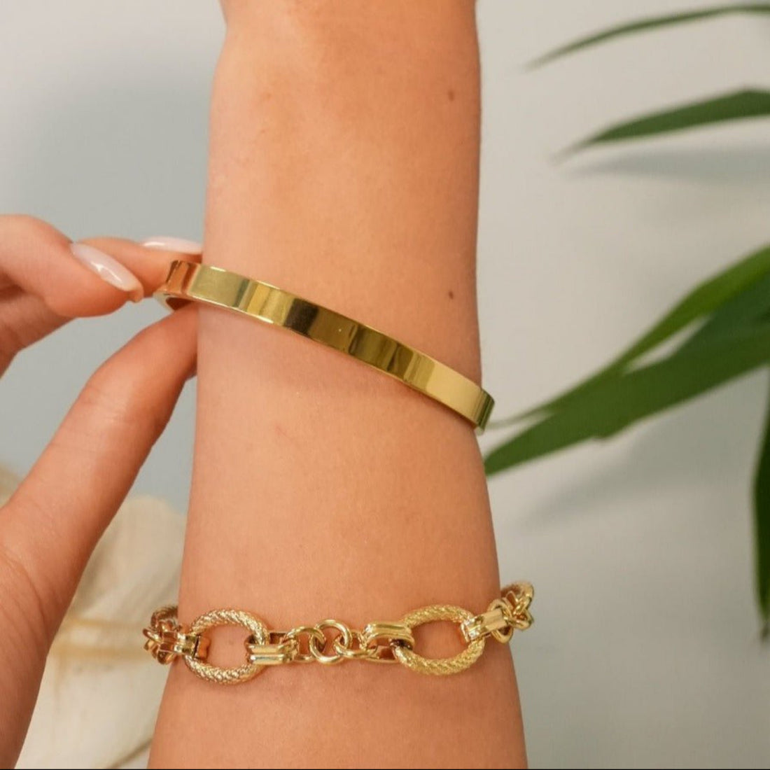 Pulseira Marie Banhada em Ouro 18K