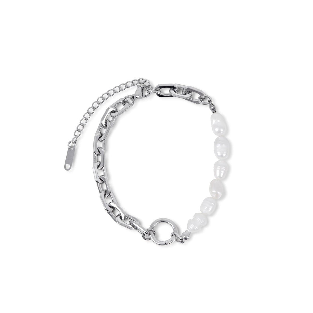 Pulseira Corrente Dual Avianne Prata