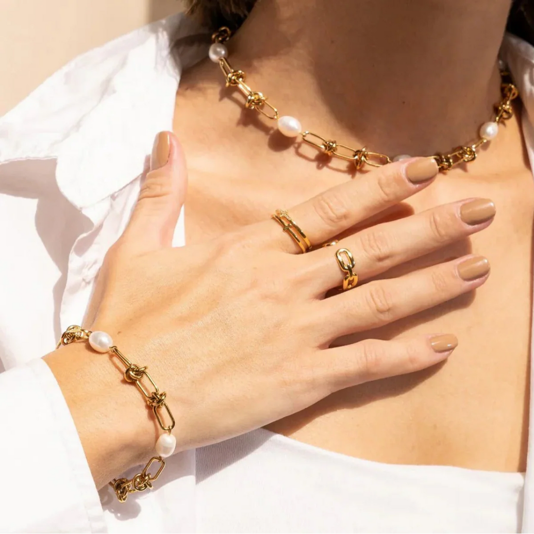 Pulseira Avenna Banhado em Ouro 18K