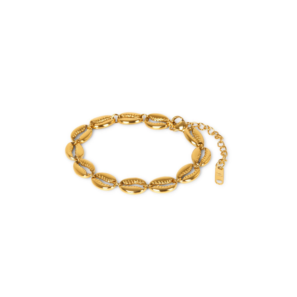 Pulseira Concha Moana Banhada em Ouro 18k