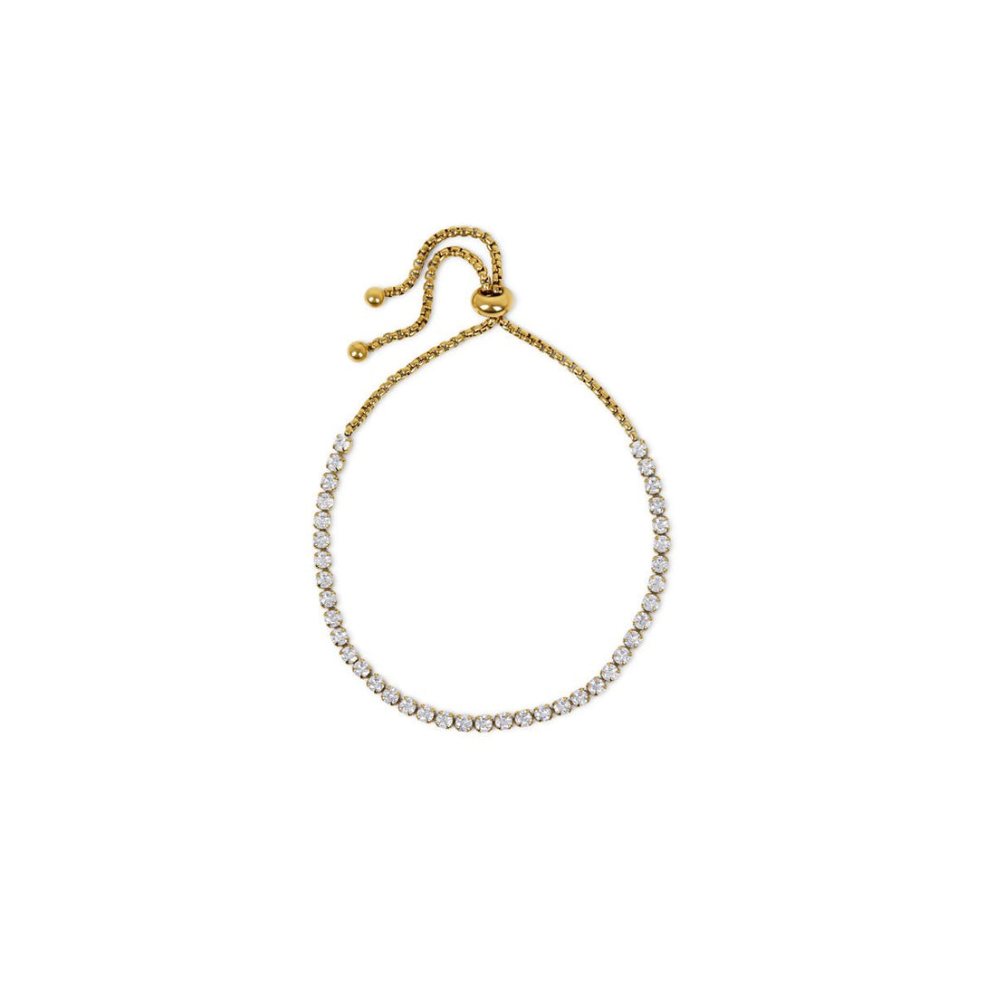 Pulseira Ajustável Juliene Banhado em Ouro 18K