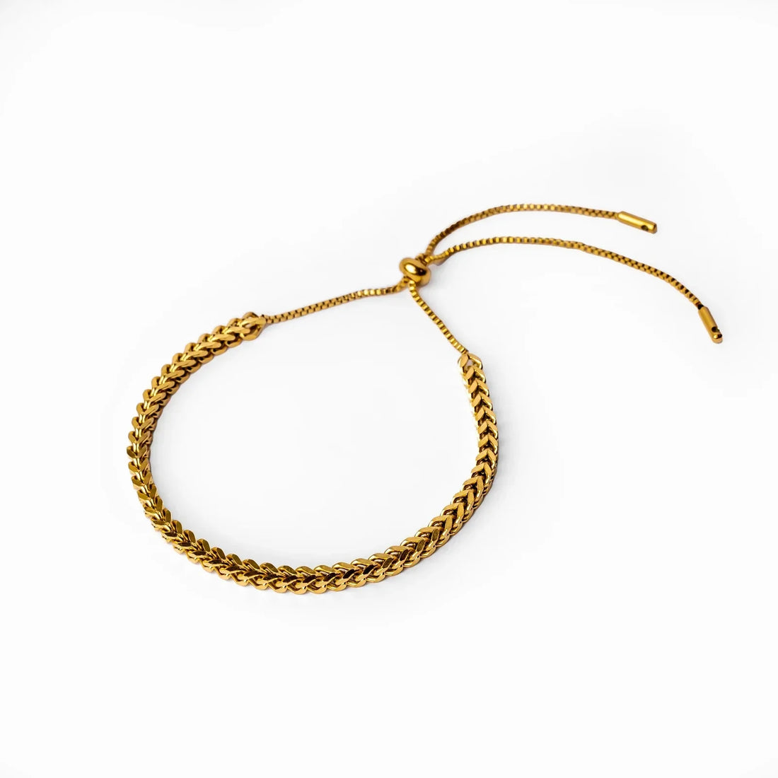 Pulseira Ajustável Fiorella Banhado em Ouro 18K