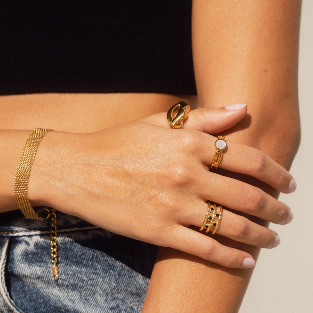 Pulseira Elira Banhada em Ouro 18K