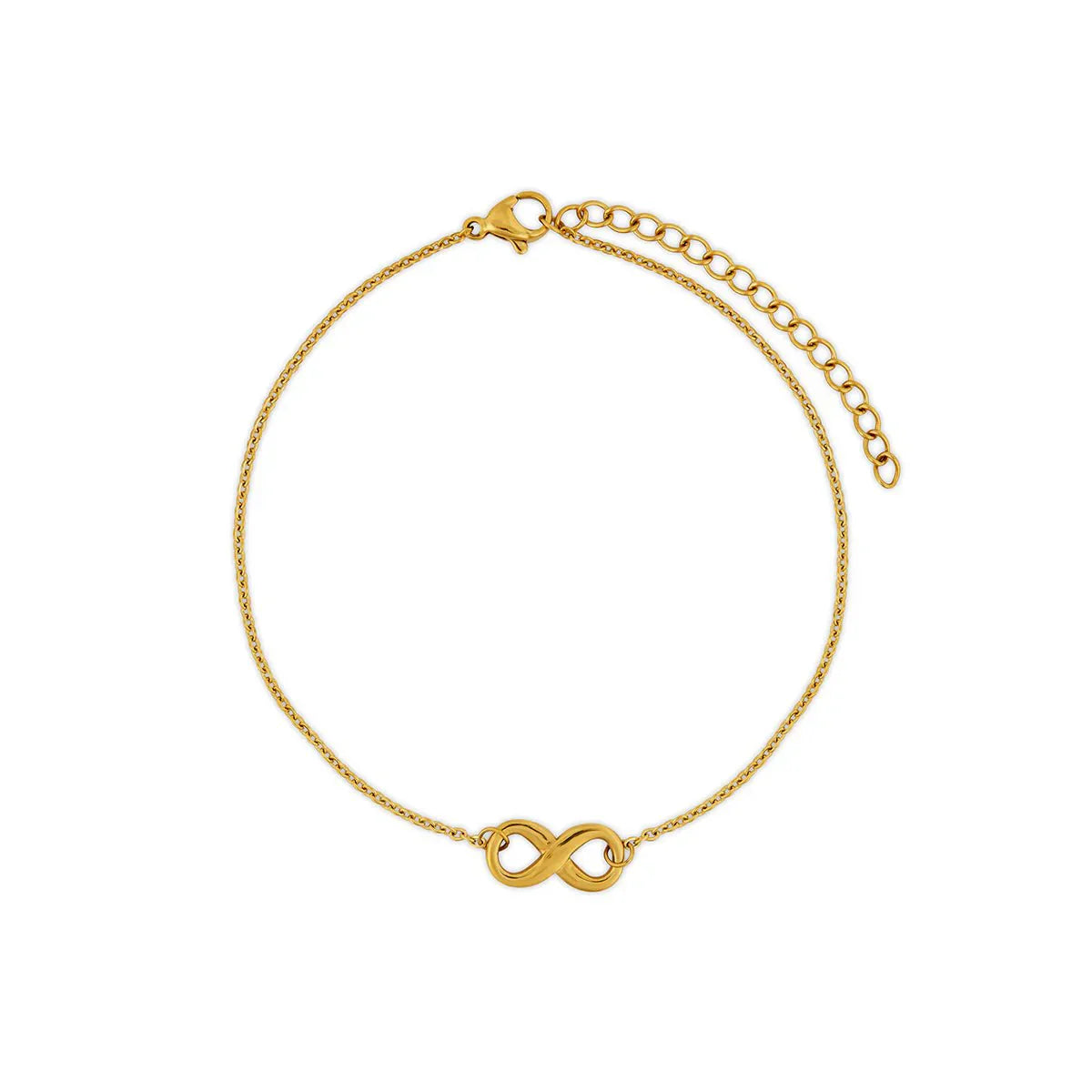 Tornozeleira Forever Banhado em Ouro 18K