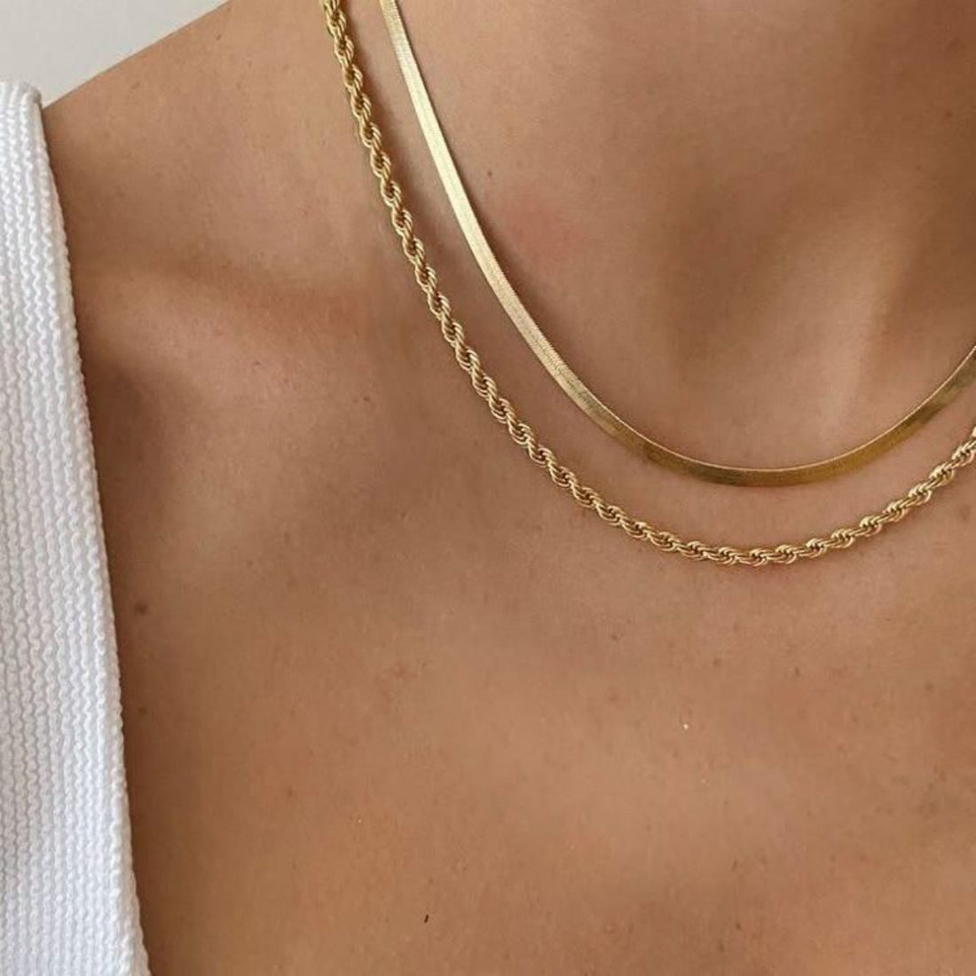 Mix Colar Eloá Banhado em Ouro 18K